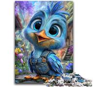 Puzzle per adulti 1000 pezzi Elefante sullo skateboard Aiuta il cervello a esercitare Giocattoli avvincenti per coltivare la pazienza Un'opera d'arte 38x26cm