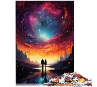 Puzzle per adulti, 1000 pezzi, Endless Love Space il puzzle, 26 x 38 cm, antistress Staycation, passatempo per 14 anni