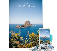 Puzzle per adulti 1000 pezzi Es Vedra Ibiza per giochi educativi giocattoli educativi regali di Babbo Natale segreto per donne (dimensioni 38x26cm)