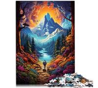 Puzzle per Adulti 1000 pezzi Escursionismo Attraverso la bellezza Giocattoli di Intrattenimento Familiare 26x38cm Migliorare l'amore Tra Le Coppie