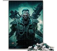 Puzzle per adulti 1000 pezzi Esercito morto Soldato zombi in legno, regalo perfetto per età 14+ 50x75cm Rompicapo impegnativo - Giocattolo rilassante per adolescenti
