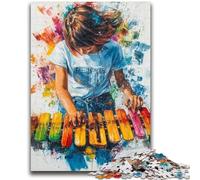 Puzzle per adulti 1000 pezzi Esibizione di una band per bambini dai 14 anni in su Gioco impossibile Regalo di Natale e compleanno 26x38cm