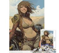 Puzzle per adulti 1000 pezzi Esploratore sorridente della terra desolata nel deserto post-apocalittico Giocattoli antistress Ottimi regali e giocattoli Giochi educativi Interazione genitore-figlio