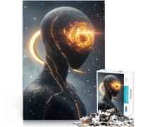 puzzle per adulti 1000 pezzi “Essere alieno cosmico” Fatto di carta,Adatto a persone dai 14 anni in su Interazione genitore-figlio Regali di compleanno。misurare:26x38cm/10.24 x 14.96pollice