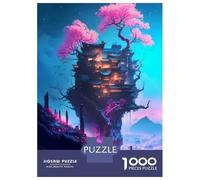 Puzzle Per Adulti 1000 Pezzi Ethereal Sakura Serenity Puzzle Rompicapo Gioco Difficile Regali Difficili Per Amici E Familiari 70x50cm/1000pcs