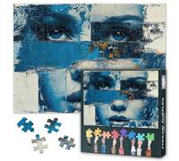Puzzle per adulti, 1000 pezzi, Eye Jigsaw Puzzles, Vintage Street Graffiti Adult Puzzle per adulti, Educational Fun Games or Toys for Elders Friends 50 x 70 cm