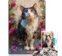 Puzzle per adulti 1000 pezzi Fantasy Art Cat Puzzle per adulti giocattoli educativi per l'apprendimento giochi per famiglie regali e compleanni unici 75x50cm