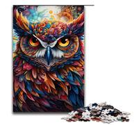Puzzle per adulti 1000 pezzi Fantasy Art Owl Family Puzzle in legno Gioco educativo Sfida Giocattolo 1000 pezzi (75x50 cm)