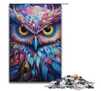 Puzzle per adulti 1000 pezzi Fantasy Art Owl Puzzle in legno per bambini Gioco educativo 1000 pezzi (38x26 cm)