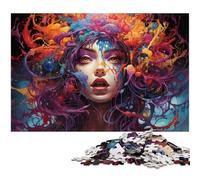 Puzzle per adulti 1000 pezzi Fantasy Donna strana Decorazione per la casa Puzzle Regali di Natale 1000 pezzi (75x50 cm)