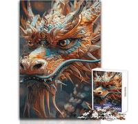Puzzle per adulti 1000 pezzi Fantasy Dragon Giappone Analisi e logica fai da te Giocattoli per bambini dai 14 anni in su (dimensioni 50x75cm)