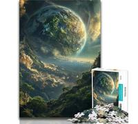 Puzzle per adulti 1000 pezzi Fantasy Earth, puzzle per adulti, impegnativo e difficile, ideale come regalo per tutta la famiglia (dimensioni 75x50cm)