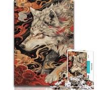 Puzzle per adulti 1000 pezzi Fantasy Fox attività per famiglie divertenti attività a casa regalo di compleanno regali di viaggio 75x50cm
