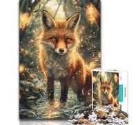 Puzzle per adulti 1000 pezzi Fantasy Fox, giocattoli educativi per imparare, attività divertenti a casa, regalo di compleanno, regali da viaggio (75x50cm)