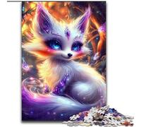 Puzzle per adulti 1000 pezzi Fantasy Fox Jigsaw, impegnativo gioco d'arte fai da te per appassionati, regalo perfetto per rilassarsi 50X75CM