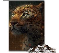 Puzzle per adulti 1000 pezzi Fantasy Leopard Puzzle 1000 pezzi per adulti Perfetto per adolescenti e divertimento in famiglia, compleanni (dimensioni 50x75cm)