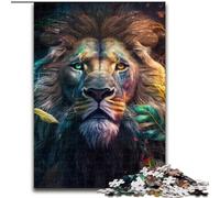 Puzzle per adulti, 1000 pezzi Fantasy Lion 1000 pezzi Puzzle per adulti Regalo fai da te Divertente Adatto per casa Soggiorno Ufficio Decorazione (Dimensioni 26x38cm)