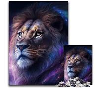 Puzzle per adulti 1000 pezzi Fantasy Lion Puzzle impossibili per adulti Perfetto per Halloween, Natale, regalo di compleanno 26X38CM/10,23x14,96 pollici