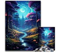Puzzle per adulti 1000 pezzi Fantasy Magic Jungle Puzzle impossibili per adulti Ideale regalo di Natale e arredamento per la casa 1000 pezzi (38x26 cm)