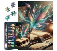 Puzzle per adulti 1000 pezzi, Fantasy Magical Quill and Book Quil and Book 1000 pezzi, puzzle impossibili difficili, 50 x 70 cm