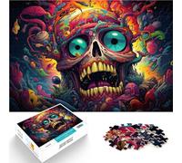 Puzzle per adulti 1000 pezzi Fantasy Monster Art Puzzle educativo 26 x 38 cm con poster e quiz abbinati