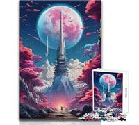 Puzzle per adulti 1000 pezzi Fantasy Moonlight Tree Neo Learning Educational per gioco educativo Ottimo regalo per giochi (dimensioni 38x52cm)