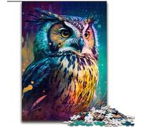 Puzzle per adulti 1000 pezzi Fantasy Owl Puzzle 1000 pezzi per adulti Gioco educativo Sfida Giocattolo (Dimensioni 26x38cm)