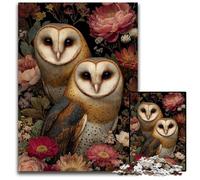 Puzzle per adulti 1000 pezzi Fantasy Owl Puzzle in legno Giochi educativi Giocattoli fai da te, Regalo di compleanno, Regali per età 14 50X75CM