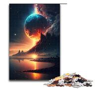 Puzzle per adulti 1000 pezzi Fantasy Sunset Puzzle in legno Giocattoli educativi per l'apprendimento Giochi per famiglie 75x50 cm