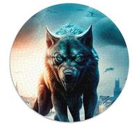Puzzle per adulti 1000 pezzi Fantasy Wolf Jigsaw Puzzles Regalo perfetto per compleanni, feste e decorazioni per la casa (67,5x67,5cm)
