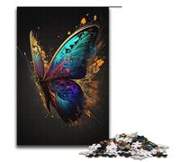 Puzzle per adulti 1000 pezzi Farfalla colorata Puzzle impossibile Gioco per famiglie Antistress Sfida difficile 1000 pezzi (38x26 cm)