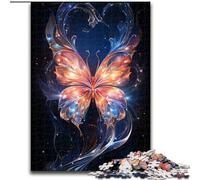 Puzzle per adulti 1000 pezzi Farfalla forma un altro universo in legno, gioco interattivo per famiglie, adatto per età 14+ 50x75cm per gioco interattivo per famiglie