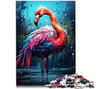 Puzzle per adulti 1000 pezzi fenicotteri rosa decorazione della casa puzzle giocattoli 26x38cm migliorare l'amore tra le coppie per adolescenti dai 14 anni e oltre