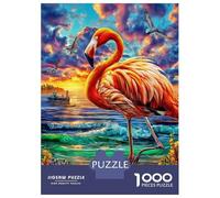 Puzzle Per Adulti 1000 Pezzi - Fenicottero Difficile | Gioco Relax Anti-Stress Con Stampa Nitida | Decorazione Unica Per Appassionati 52x38cm/1000pcs
