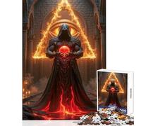 Puzzle per adulti 1000 pezzi Figura mistica con sfera e triangolo Giocattoli antistress Regali di compleanno Giochi educativi Decompressione intellettuale Dimensioni 50x75cm