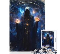 Puzzle per adulti 1000 pezzi Figura mistica con sfere Decorazione per la casa Giocattoli Ottimi regali e giocattoli Gioco educativo Ogni pezzo è unico - Dimensioni 50x75cm