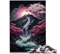 Puzzle per adulti 1000 pezzi fiore di ciliegio arte giapponese come regalo puzzle 26x38 cm rafforza l'amore tra coppie per adolescenti dai 14 anni in su