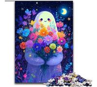 Puzzle per adulti 1000 pezzi "Fiori dei morti" Puzzle da 1000 pezzi per adulti Adatto per compleanni, Halloween, Ringraziamento, Pasqua (Dimensioni 26x38cm)