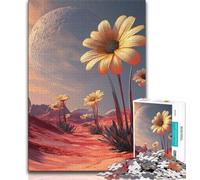Puzzle per adulti 1000 pezzi Fiori dello spazio 1000 pezzi per adolescenti regalo di compleanno regali arte murale per età 14 anni in su 75x50cm