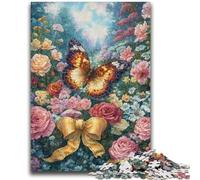 Puzzle per adulti 1000 pezzi Fiori Farfalle per bambini dai 14 anni in su Gioca giocattoli perché è ideale come regalo per tutta la famiglia 50x75cm