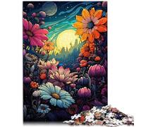 Puzzle per adulti 1000 pezzi fiori primaverili fioriti gioco impegnativo 26 x 38 cm adatto come decorazione da scrivania per 14 anni