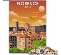 Puzzle per adulti 1000 pezzi Firenze Italia Viaggi Arte, giocattoli Giochi educativi Antistress Migliora l'amore tra coppie 50x75cm