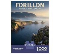 Puzzle Per Adulti 1000 Pezzi Forillon National Park Travel Puzzle Per Adulti Gioco Pratico Vacanza A Casa Passatempo Gioco Stimolante Regali 38x26cm/1000pcs