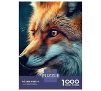 Puzzle Per Adulti 1000 Pezzi Fox Closeup Face Puzzle Per Adolescenti Giocattolo Decorazione Da Parete Decorazione Da Parete Regali Per Amici E Familiari 38x26cm/1000pcs
