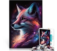 Puzzle per Adulti 1000 pezzi Fox Galaxy Family Activity Jigsaw con Poster Assortito e Domande Foglio 14,96 "x 20,47" per Adolescenti 14+