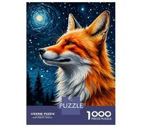 Puzzle Per Adulti 1000 Pezzi Fox Kitsune Starry Night Puzzle Giochi Rilassanti Offerta Regalo Di Compleanno Come Regali Per Tutta La Famiglia 70x50cm/1000pcs