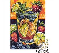 Puzzle Per Adulti 1000 Pezzi Fruit Infused Cocktail Mix Puzzle Per Adulti Giocattoli Antistress Vacanza A Casa Passatempo Regali Di Natale Compleanno 70x50cm/1000pcs