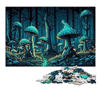 Puzzle per adulti 1000 pezzi Funghi magici Puzzle impossibili per adulti Ideale per divertimento in famiglia, relax e regali per le feste 26X38CM/10,23x14,96 pollici