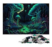 Puzzle per adulti 1000 pezzi Funghi magici Puzzle per adulti Rompicapo ad alta difficoltà per adolescenti 50x75CM/19,68x29,52 pollici
