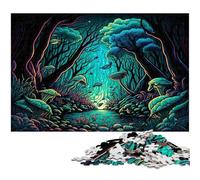 Puzzle per adulti 1000 pezzi Funghi magici Puzzle per adulti Rompicapo ad alta difficoltà per adolescenti 26X38CM/10,23x14,96 pollici